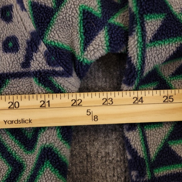 Patagonia Synchilla Snap T Fleece Pullover Mens Medium Aztec Southwestern Tribal - Picture 7 of 9